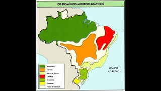 Brasil Domínios Morfoclimáticos e Regiões [upl. by Noit]