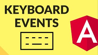 KEYBOARD EVENTS IN ANGULAR [upl. by Anwat471]