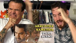 ARAVINDHA SAMETHA Intro Fight Scene REACTION [upl. by Omora259]