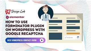 How to use Forminator Plugin on WordPress with Google recaptcha [upl. by Siravaj]