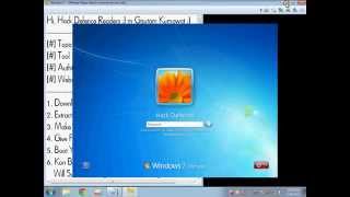 Hack window Password with Kon Boot [upl. by Greyso]