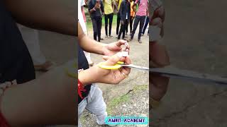 Sodium metal dipped into water shorts ytshorts  Amrit Academy [upl. by Haidej]