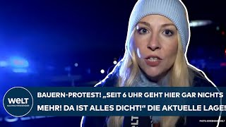 BAUERNPROTESTE IN DEUTSCHLAND quotDie Landwirte kochen Da ist alles dichtquot Die aktuelle Lage [upl. by Lukas]