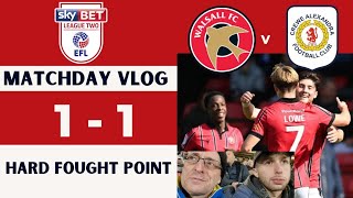 Walsall 11 Crewe matchday vlog [upl. by Morton641]