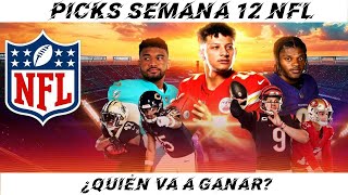 Pick y pronósticos semana 12 NFL 2024 [upl. by Filmore145]