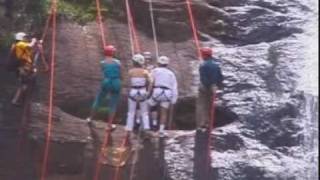 waterfall rappel wedding [upl. by Olim550]