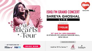 Shreya Ghoshal Live Concert Delhi  All Hearts Tour [upl. by Ylenaj]