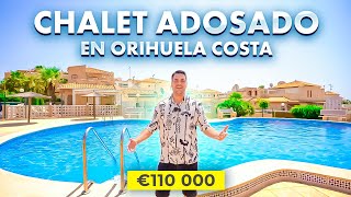 Chalet Adosado en Orihuela Costa por € 110 000 una bonita urbanización con piscina  Alegria [upl. by Esilahs]