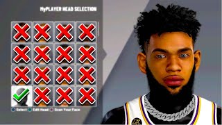 THE BEST FACE CREATION IN NBA 2K21 STAGE COMP FACE CREATION [upl. by Peedus]