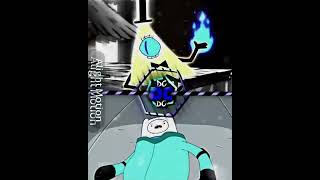 Bill Cipher Vs Finn Mertens Adventure Time Vs Gravity Falls [upl. by Irok]