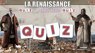 La Renaissance  Quiz [upl. by Doxia]