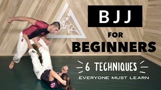 Brazilian JiuJitsu for Beginners The First 6 BJJ Techniques Everyone MUST Learn with the Gracies [upl. by Noyes]