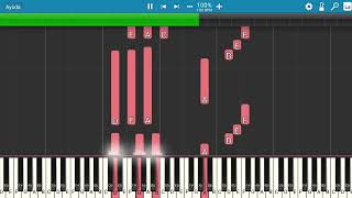 Reik  Noviembre Sin Ti  Piano Tutorial  Midi [upl. by Euqnimod]