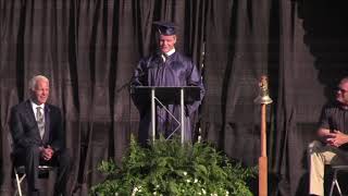 Logan Stockham  Farragut High School Graduation Commencement Speech quotShips Weather Stormsquot [upl. by Onia]