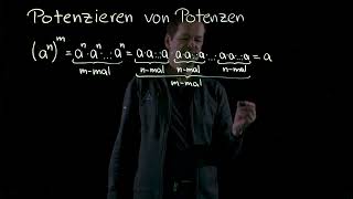 Potenzieren von Potenzen [upl. by Ettesil]