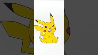 Pikachu Pokémon easydrawings art trending viralshorts ytshorts yt shortsfeed [upl. by Sochor]