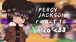 Percy Jackson reacts to Nico Di Angelo  others ☆ Pjo react to Nico di angelo ☆ [upl. by Ynettirb]