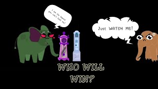 HICKORY DICKORY DOCK ELEPHANT  WHOSE CLOCK BREAK FIRST will brown beat the legend [upl. by Alien332]