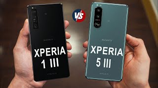 Sony Xperia 1 III vs Sony Xperia 5 III  Comparison [upl. by Mersey]