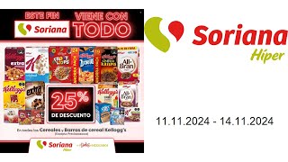 Ofertas Soriana MX del 11 al 14 de noviembre del 2024 [upl. by Retluoc271]