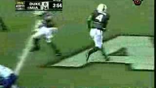 Devin Hester punt return vs Duke 2005 [upl. by Enileve]