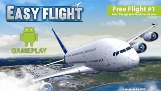 GAMEPLAY ANDROID Easy Flight  Flight Simulator  Free Flight 1 [upl. by Quill]