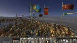 Medieval II Stainless Steel mod Kievan RusNovgorod battle [upl. by Acinorej]