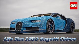 Meet The LifeSize LEGO Technic Bugatti Chiron You Can Actually Drive [upl. by Anas]