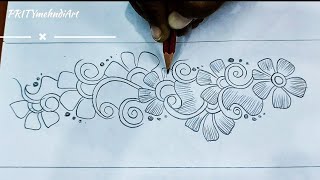 Very easy Beautiful Mehndi Design Easy Mehndi Design  Mehndi Designs [upl. by Dippold627]