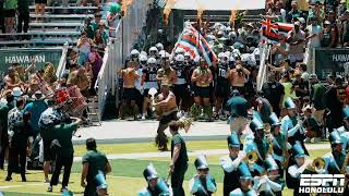 University of Hawaii Football Entrance 2024 [upl. by Harrison]