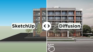 SketchUp Diffusion is CRAZY Heres How YOU Can Start Using It [upl. by Ahnavas]