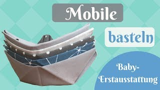 Baby Mobile für die Babyerstausstattung basteln  Schnelle Bastelidee für Anfänger [upl. by Nirra182]