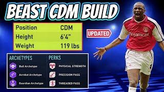 BEAST CDM BUILD with MAX SKILL POINTS in FIFA 22 PRO CLUBS  Best Player Build [upl. by Maddie]