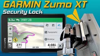 Garmin Zumo XT Security Lock from Moto Pumps  Cruisemans Reviews [upl. by Eelarac726]