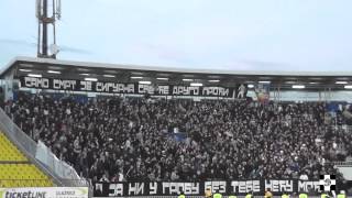 Zabranjeni navijanje  Partizan  Radnički Niš 01032014 [upl. by Assirrem]