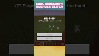 An Interesting Minecraft Glitch minecraft minecraftshorts mincraftchallenge shorts viralshorts [upl. by Aliuqahs]