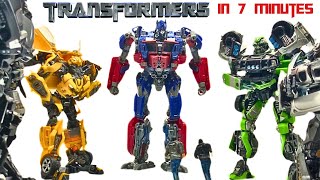 TRANSFORMERS MOVIE In 7 Minutes  Transformers 2007 Studio Series REMAKE [upl. by Droflim817]