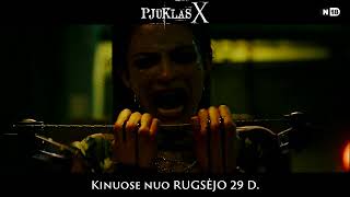 PJŪKLAS X  legendinis siaubas kinuose nuo RUGSĖJO 29 D [upl. by Earised]