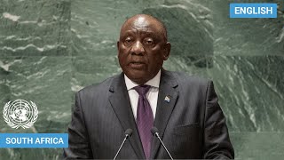 🇿🇦 South Africa  President Addresses United Nations General Debate 78th Session  UNGA [upl. by Fayre]