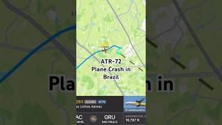 A plane crash in Brazil today that left 62 people killed flightradar24 planes crash [upl. by Nylyram284]