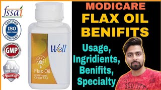 Modicare Flax oil benifits  flaxseed oil [upl. by Eleni]