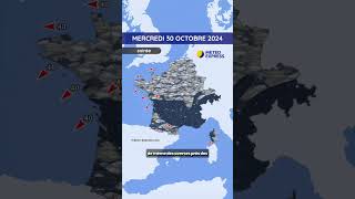 Météo du Mercredi 30 Octobre au Vendredi 1er Novembre 2024 [upl. by Aynotal]