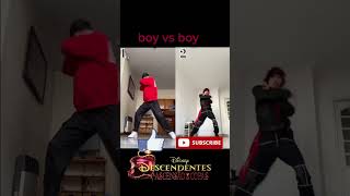 boy vs boy  like or subscribe challenge disney descendants elviogamer disneyprincess duet [upl. by Hsihsa]