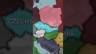 Why did Czechoslovakia Collapse short historicalmaps map [upl. by Obadiah]