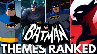 Every Batman Cartoon THEME SONG Ranked  WORST to BEST [upl. by Notned718]