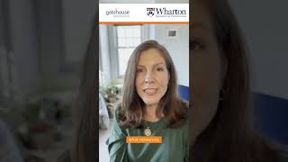 1 Minute MBA Application Tips Wharton [upl. by Osrick]