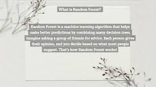 Random Forest Algorithm Explained in Simple Terms  Data Science for Beginners [upl. by Ahtiuqal]