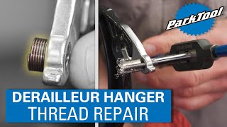 Derailleur Hanger Thread Repair [upl. by Ylrebmic]