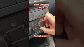 Quick defogging for carstips drivinglessons driving tips [upl. by Anairo363]