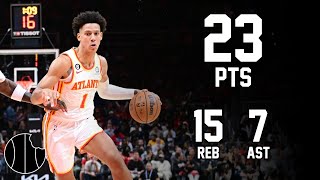 Jalen Johnson Highlights  Hawks vs Knicks  6th Nov 2024 [upl. by Tnahsin]